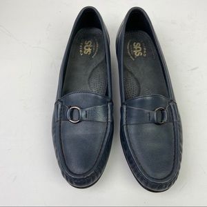 SAS Loafers Sz 9  Navy Blue